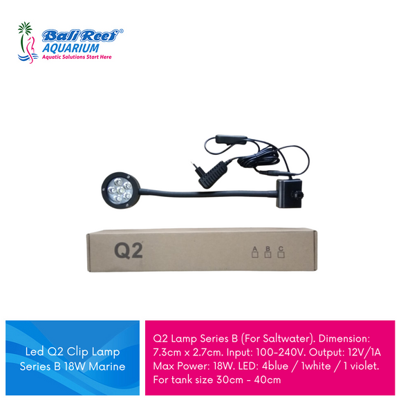 Led Q2 Clip Lamp Series B 18W Marine