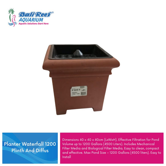 Planter Waterfall 1200 Plinth And Diffus