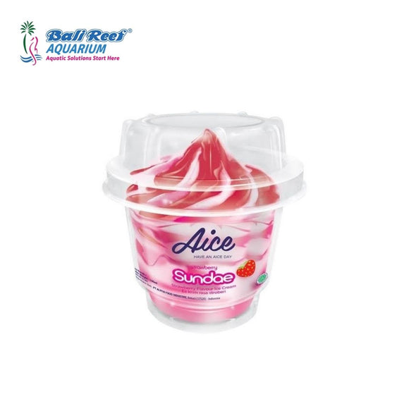 AICE Ice Cream Sundae Strawberry Cup 100g