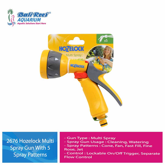 Hozelock 2676 Multi Spray Gun With 5 Spray Patterns