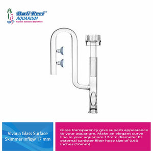 Vivaria Glass Surface Skimmer Inflow