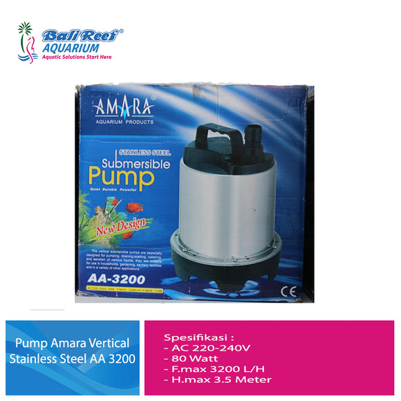 Amara Pump Vertical Stainless Steel