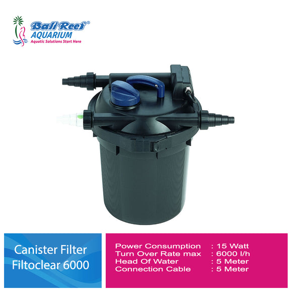 Filtoclear Canister Filter 6000