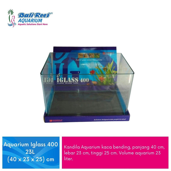 Kandila Aquarium Iglass 400 23L (40 x 23 x 25) cm