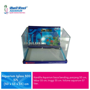 Kandila Aquarium Iglass 500 57L (50 x 33 x 35) cm