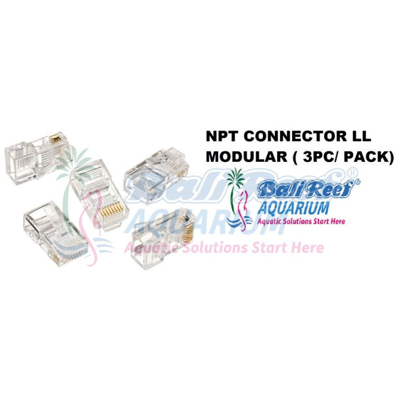 Npt Connector Ll Modular ( 3Pc/ Pack) 18092017 Bali Reef Aquarium Online Store