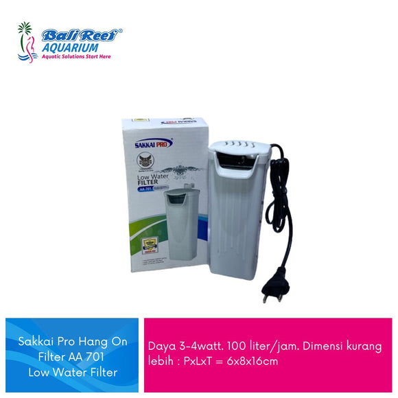 Sakkai Pro Hang On Filter AA 701 Low Water Filter