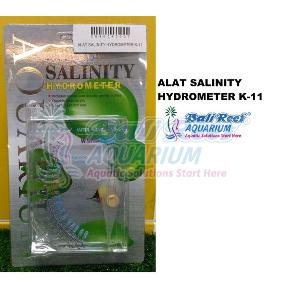 Salinity Hydrometer K-11 Test Kits Bali Reef Aquarium Online Store